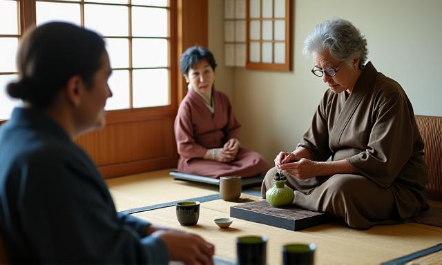 シニア向け茶道体験