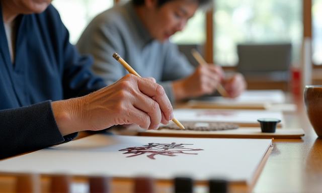 シニア向け伝統芸術ワークショップ